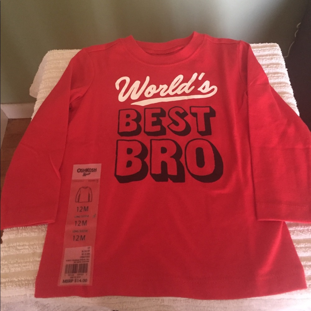 Worlds Best Bro shirt NEW